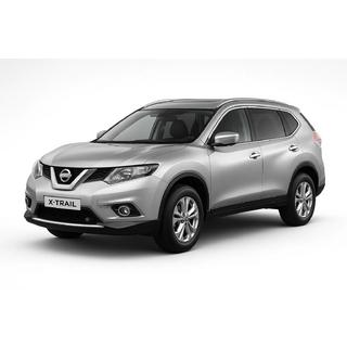 Integrēti jumta reliņi pelēki OEM (X-trail, alumīnijs, uzstādīšana ar līmi) foto 3