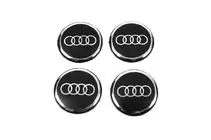 Audi Uzlīmes disku centrālajiem vāciņiem 54 mm (4 gab.) foto 1