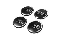 Audi Uzlīmes disku centrālajiem vāciņiem 54 mm (4 gab.) foto 2