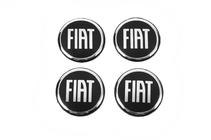 Fiat Uzlīmes disku centrālajiem vāciņiem 54 mm (4 gab.) foto 1