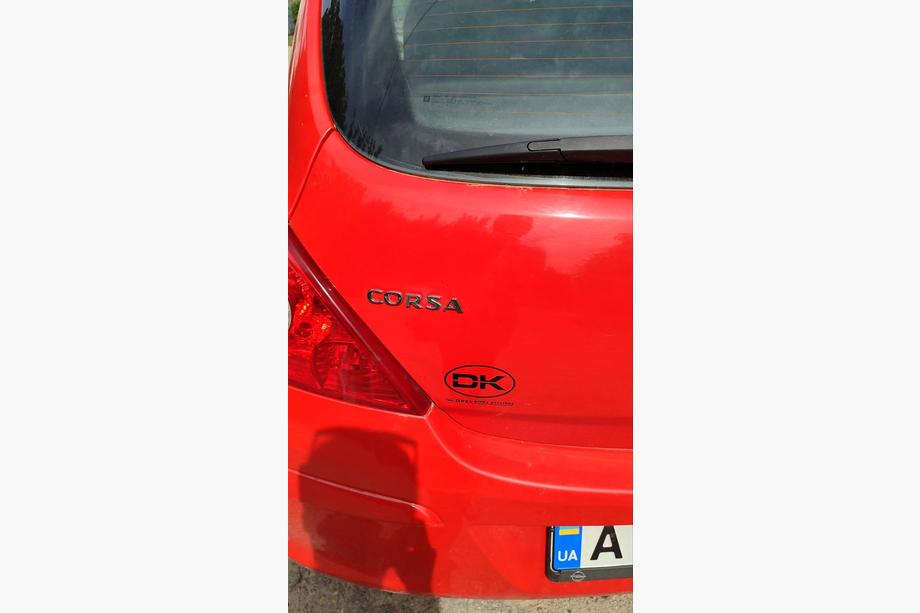 Opel Corsa C 2000–2006 Emblēma uzraksts Corsa 12,5 cm x 1,6 cm Foto 2
