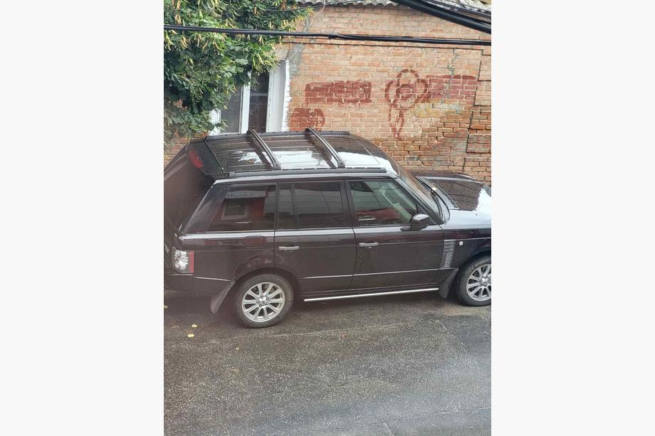 Range Rover III L322 2002–2012 OEM jumta reliņi ar šķērssijām 2006-2012 (melni) Image