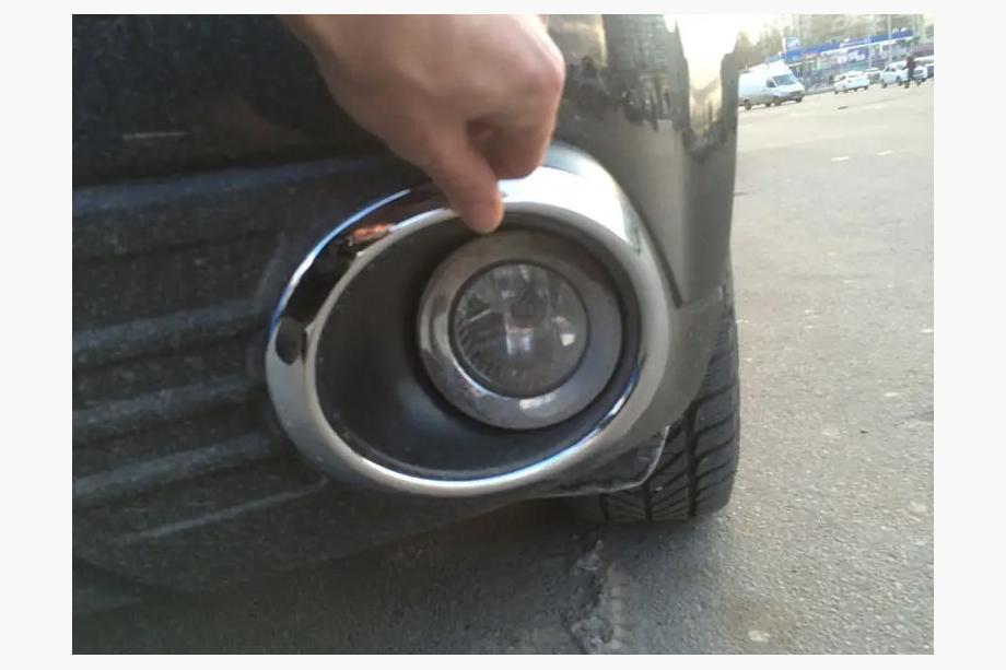 Subaru Forester 2008–2013 Libao 2010-2013 hroma miglas lukturu uzlikas (2 gab., plastmasa) Image