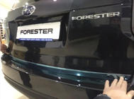 Subaru Forester 2013–2018 Libao bagāžnieka vāka malas uzlika (nerūsējošais tērauds) foto 2