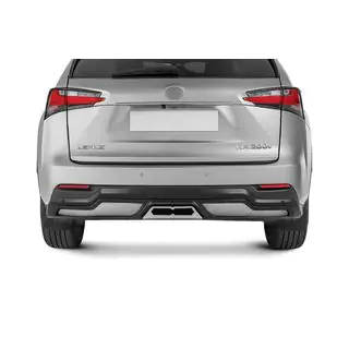 Priekšējais un aizmugurējais lūpas spoilers V2 (2 gab.) Lexus NX 2014–2021 foto 2