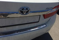 Toyota Camry 2011–2017 Libao aizmugurējā bampera uzlika (nerūsējošais tērauds) foto 2