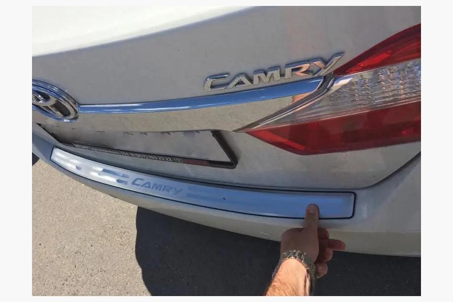 Toyota Camry 2011–2017 Libao aizmugurējā bampera uzlika (nerūsējošais tērauds) Image