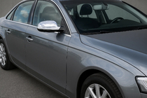 Audi A4 B8 2007–2015 Spoguļu uzlikas, nerūs. tērauds 2010-2015 (2 gab.) foto 1