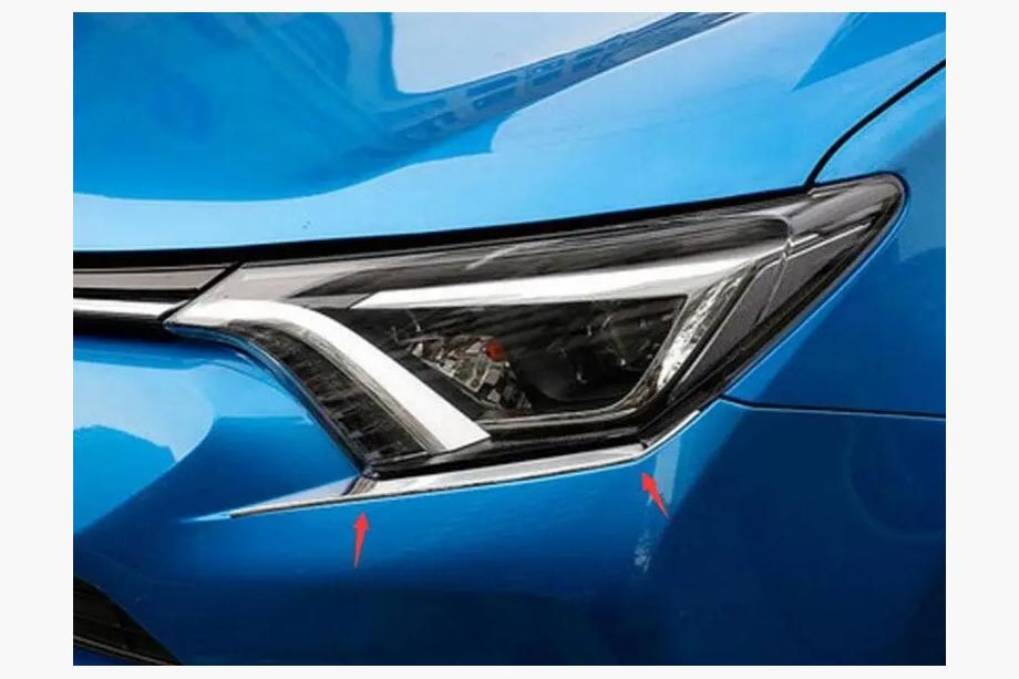 Toyota Rav 4 2013–2018 Priekšējo lukturu apakšējā apmale Libao 2016-2018 (2 gab., plastmasa) Image