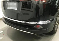 Toyota Rav 4 2013–2018 Nerūsējošā tērauda uzlikas aizmugurējam bamperim un bagāžnieka vākam Libao 2016-2018 (3 gab.) foto 1