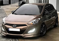 Hyundai I-30 2012–2017 Spoguļu vāciņi ar izgriezumu pagrieziena rādītājam BMW-style (2 gab.) foto 4