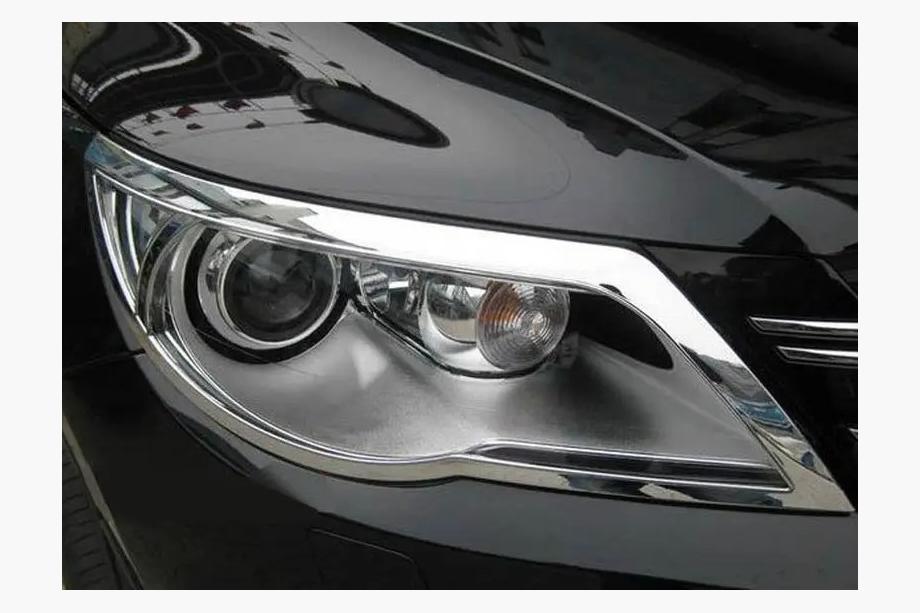 Volkswagen Tiguan 2007–2016 Libao hromēti priekšējo lukturu uzlikas 2007-2011 (2 gab., plastmasa) Image