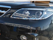 BYD S6 2010–2016 Libao hromēti priekšējo lukturu uzlikas (2 gab., plastmasa) foto 2