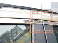 BYD S6 2010–2016 Pilns logu aplodu komplekts Libao (nerūsējošais tērauds) foto 3