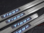 Chery Tiggo 1 2005–2016 Libao LED sliekšņu uzlikas 2010-2014 (4 gab., nerūsējošais tērauds) foto 5