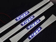 Chery Tiggo 1 2005–2016 Libao LED sliekšņu uzlikas 2010-2014 (4 gab., nerūsējošais tērauds) foto 1