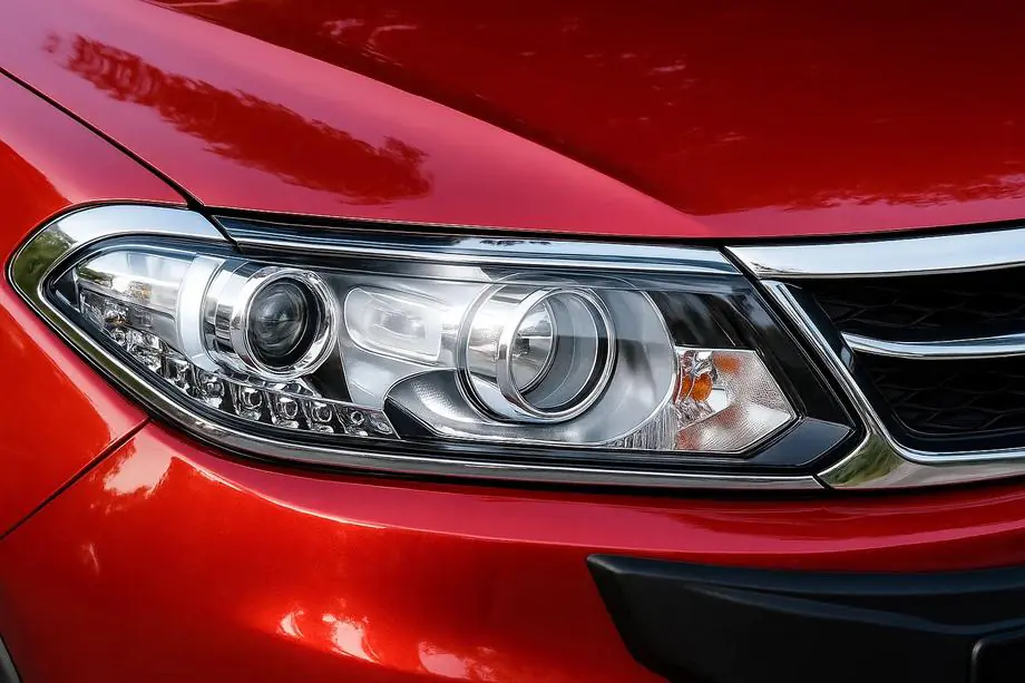 Chery Tiggo 5 2013– Libao hromēti priekšējo lukturu uzlikas (2 gab., plastmasa) Image
