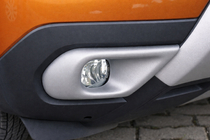 Dacia Duster 2018–2024 Miglas lukturu uzlikas (ABS, pelēka) foto 1
