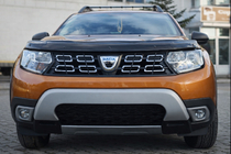 Dacia Duster 2018–2024 Miglas lukturu uzlikas (ABS, pelēka) foto 2