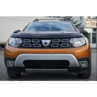 Miglas lukturu uzlikas (ABS, pelēka) Renault Duster 2018–2024 foto 2