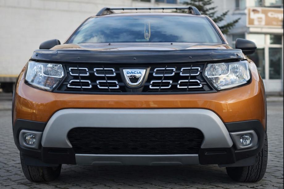 Renault Duster 2018–2024 Miglas lukturu uzlikas (ABS, pelēka) Foto 2