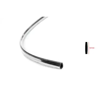 Hromēta molding līste uz metru U-profils sal19a (1 metrs, 8,5 mm) foto 3