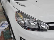 GreatWall Haval M4 2012–2021 Libao hromēti priekšējo lukturu uzlikas (2 gab., plastmasa) foto 1