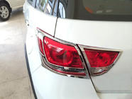 GreatWall Haval M4 2012–2021 Libao hromēti aizmugurējo lukturu uzlikas (2 gab., plastmasa) foto 1