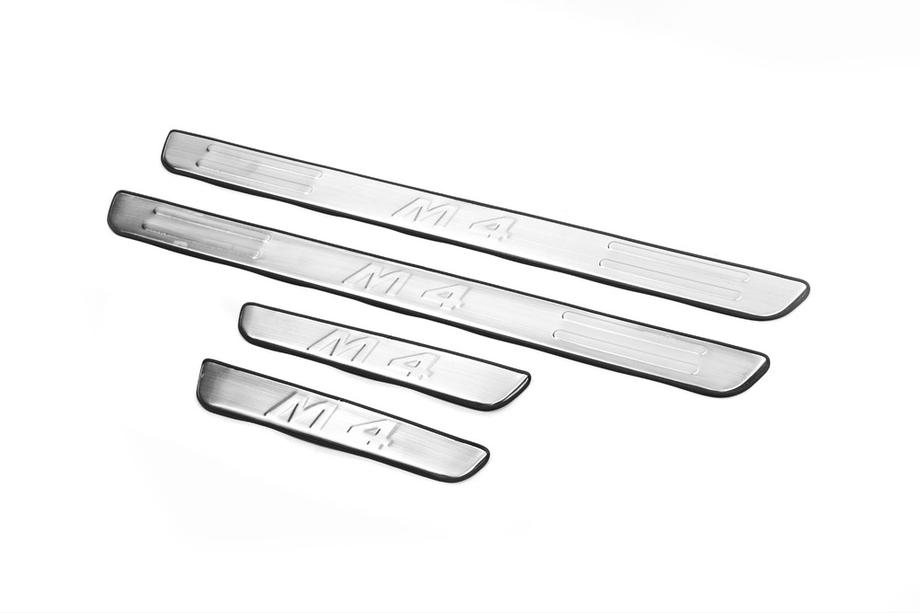 GreatWall Haval M4 2012–2021 Sliekšņu uzlikas Libao 2012+ (4 gab., nerūsējošais tērauds) Image