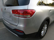 Kia Sorento III UM 2014–2020 Aizmugurējā bufera uzlika (nerūsējošais tērauds) foto 5
