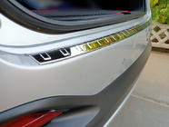 Kia Sorento III UM 2014–2020 Aizmugurējā bufera uzlika (nerūsējošais tērauds) foto 2