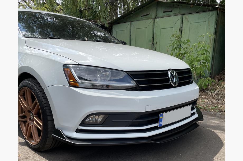 Universāls priekšējā bampera lūpas spoilers Niken Black (ABS) Foto 6