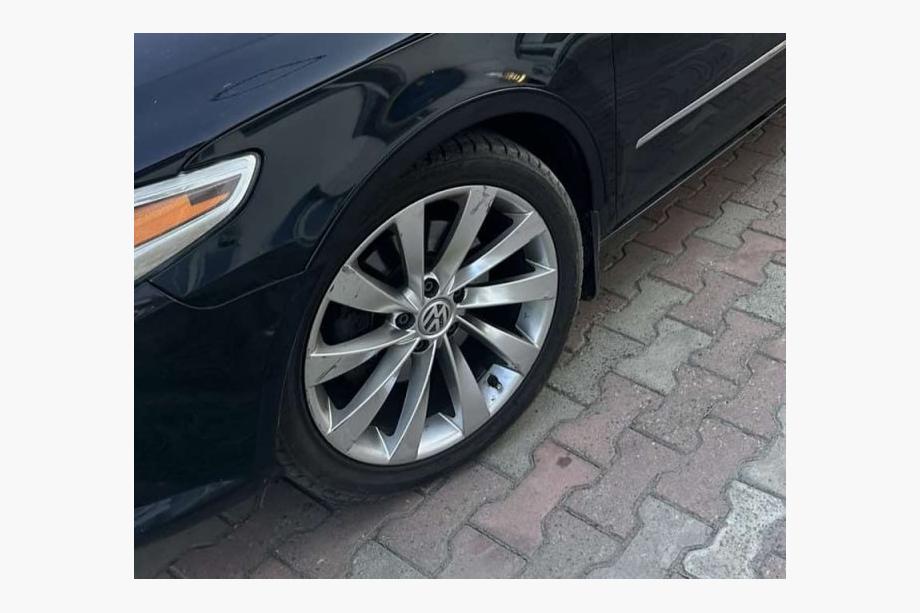 Volkswagen Passat CC 2008–2017 Riteņu arku uzlikas 2008-2012 (4 gab., melnas, ABS plastmasa) Image