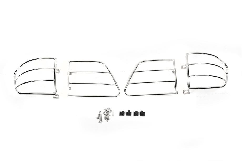 Toyota Fortuner 2006–2015 Aizmugurējo lukturu aizsargs (nerūsējošais tērauds) Foto 3