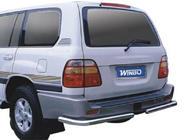 Toyota Land Cruiser 100 1998–2007 Winbo aizmugures stūru aizsargi (2 gab., nerūsējošais tērauds) foto 4