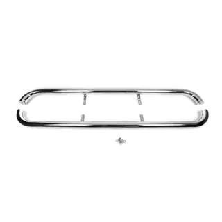 Sānu sliekšņu aizsargi (2 gab., nerūsējošais tērauds) Toyota Land Cruiser 100 1998–2007 foto 1