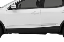 Nissan Qashqai 2014–2021 Hromētas durvju līstes Libao V2 (4 gab.) foto 1