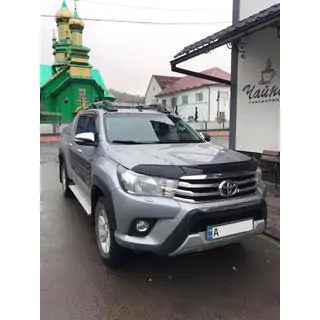 Jumta reliņi ar šķērssijām (2 gab., hromēti) Toyota Hilux 2015– foto 2