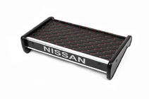 Nissan Primastar 2002–2014 Paneļa plaukts (2001-2010, melns ar sarkanu diegu) foto 1