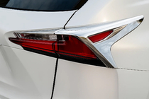 Lexus NX 2014–2021 Hromētas aizmugurējo lukturu uzlikas (2 gab., ABS) foto 1