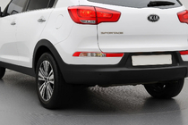 Kia Sportage 2010–2015 Aizmugurējo miglas lukturu hroma uzlikas R modelim (Āzijas tirgum) foto 1