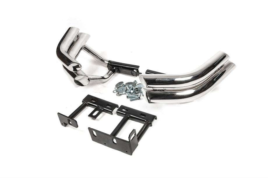 Hyundai Santa Fe 2 2006–2012 Aizmugurējie dubultie stūra stieņi Libao (nerūsējošais tērauds) Image
