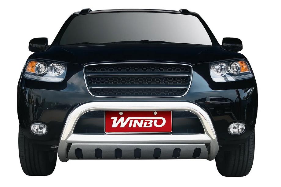 Hyundai Santa Fe 2 2006–2012 Winbo priekšējais aizsargstienis (nerūsējošais tērauds) Image