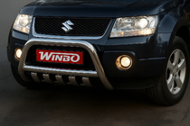 Suzuki Grand Vitara 2005–2017 Priekšējais aizsargstienis Winbo (nerūsējošais tērauds) foto 1