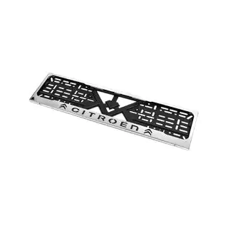 Numura zīmes rāmītis hromēts Citroen (1 gab., nerūsējošais tērauds) foto 2