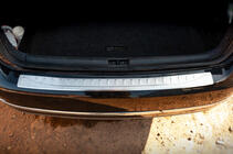 Volkswagen Passat B7 2012–2015 OmsaLine MAT aizmugurējā bufera aizsarguzlika (Sedan, nerūsējošais tērauds) foto 4