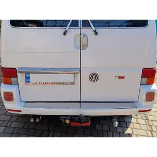 Hromēts numura zīmes rāmītis Transporter (1 gab., nerūsējošais tērauds) foto 2