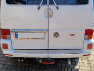 Volkswagen T4 Caravelle/Multivan 1990–2003 Hromēts numura zīmes rāmītis Transporter (1 gab., nerūsējošais tērauds) foto 2