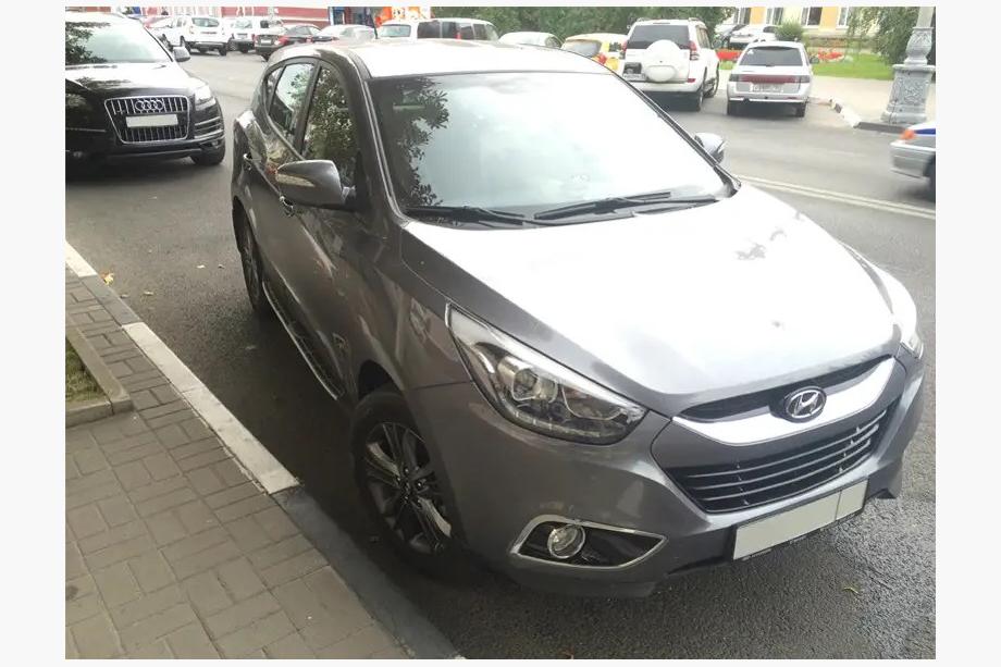 Hyundai IX-35 2010–2015 Sānu sliekšņi Libao OEM V3 (2 gab., plastmasa) Foto 4