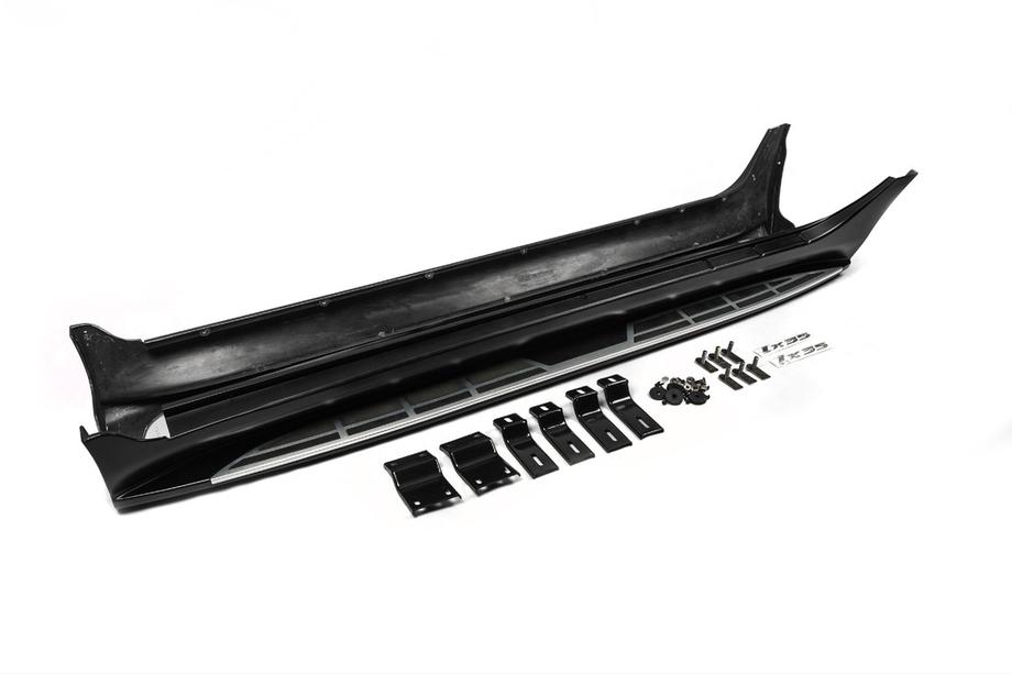 Hyundai IX-35 2010–2015 Sānu sliekšņi Libao OEM V3 (2 gab., plastmasa) Foto 6